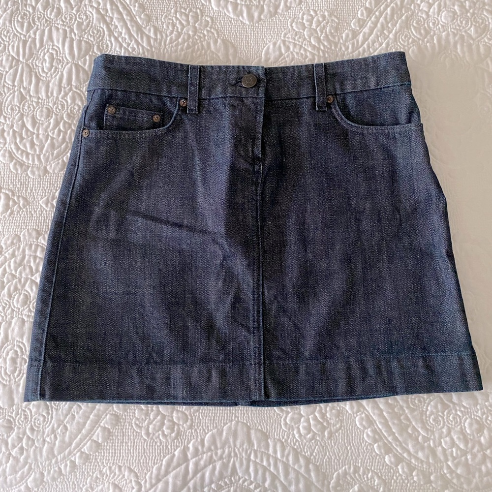 Denim mini-skirt / j.crew / size 29 / worn handful of times